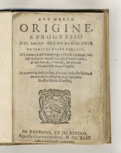 Ave maria origine - maria., progresso