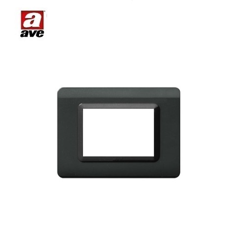 Placca grigio scuro lucido - placca,